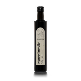 Konopljino olje iz slovenske konoplje, 500 ml