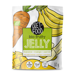 BIO Sadni žele bonboni – banana, mango, korenje, 50 g
