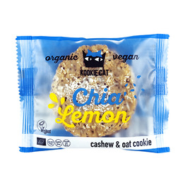 BIO Kookie Cat piškot – chia & limona, 50 g