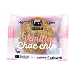 BIO Kookie Cat piškot – vanilija & čoko kapljice, 50 g