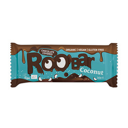 BIO Roobar veganska ploščica  – kokos & čokolada, 30 g
