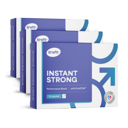 3x INSTANT STRONG – Performance Boost, kompleks za moške, skupaj 45 kapsul