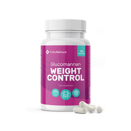 Weight Control glukomanan + krom, 180 kapsul