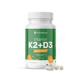 Vitamin K2 + D3 - za kosti, 90 kapsul