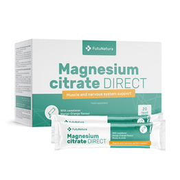 Magnezijev citrat DIRECT – napitek, 20 napitkov