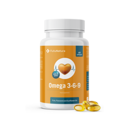 Omega 3 6 9, 60 mehkih kapsul