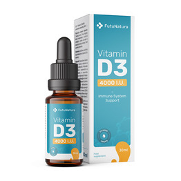 Vitamin D3 4000 i.e. - kapljice, 30 ml