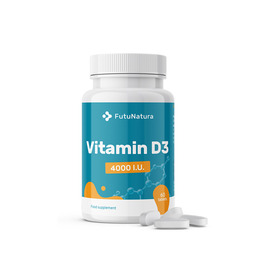 Vitamin D3, 4000 i.e., 60 tablet