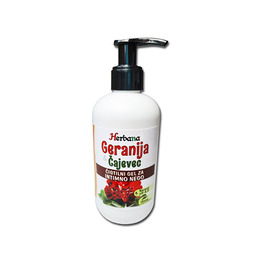 Naravni čistilni gel za intimno nego (Geranija + Čajevec), 250 ml