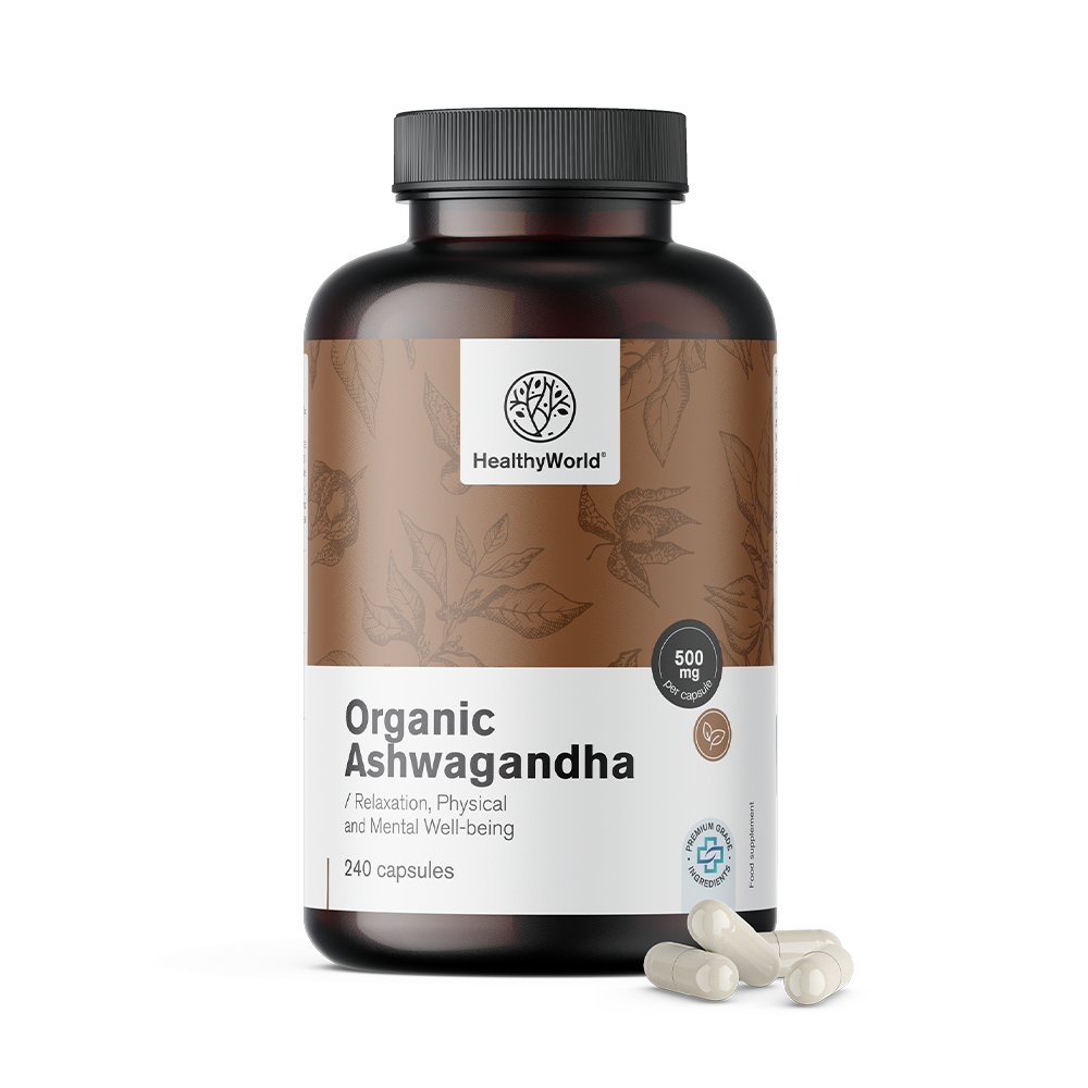 BIO Ašvaganda 500 mg v kapsulah