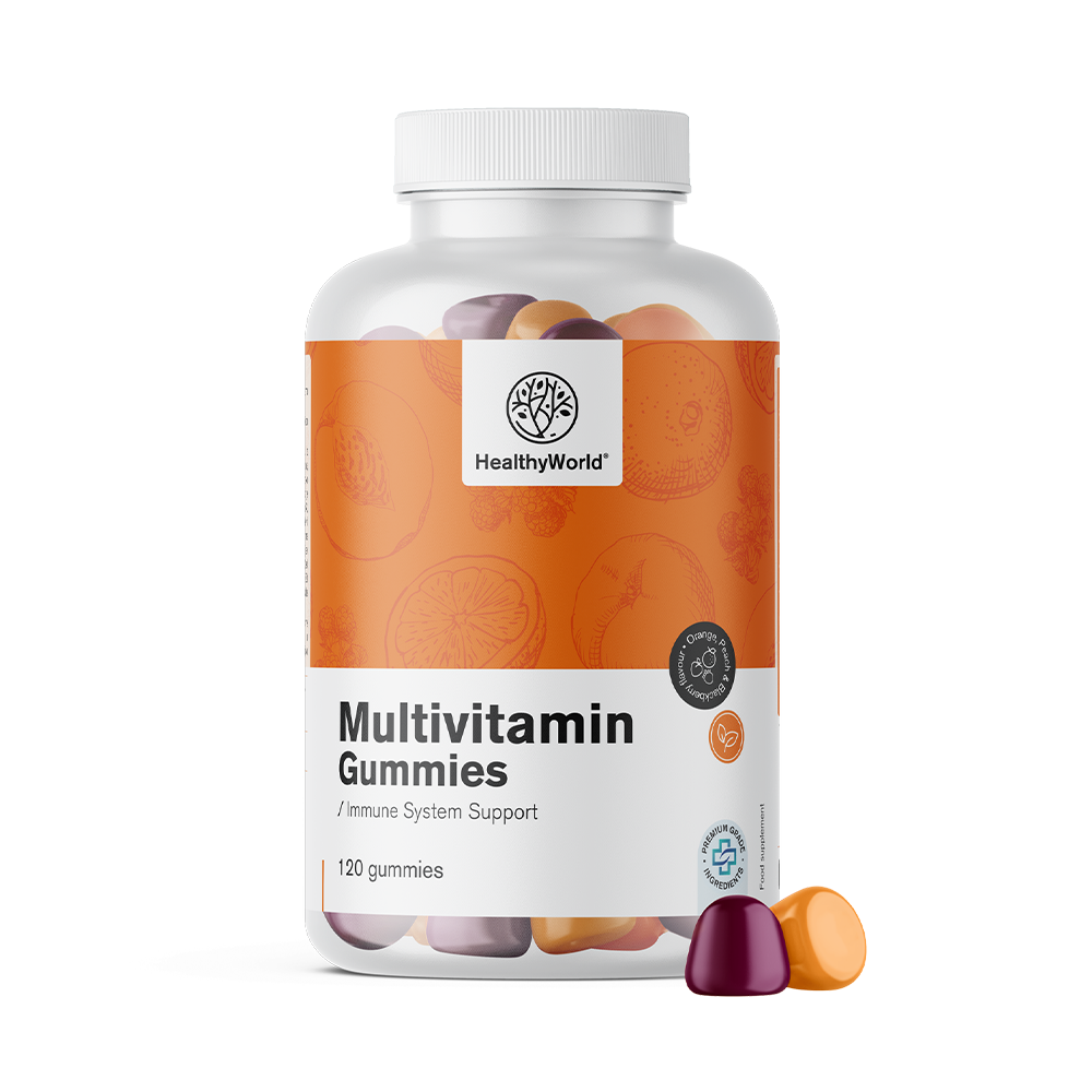 Multivitamini v obliki gumi bonbonov s 3 okusi