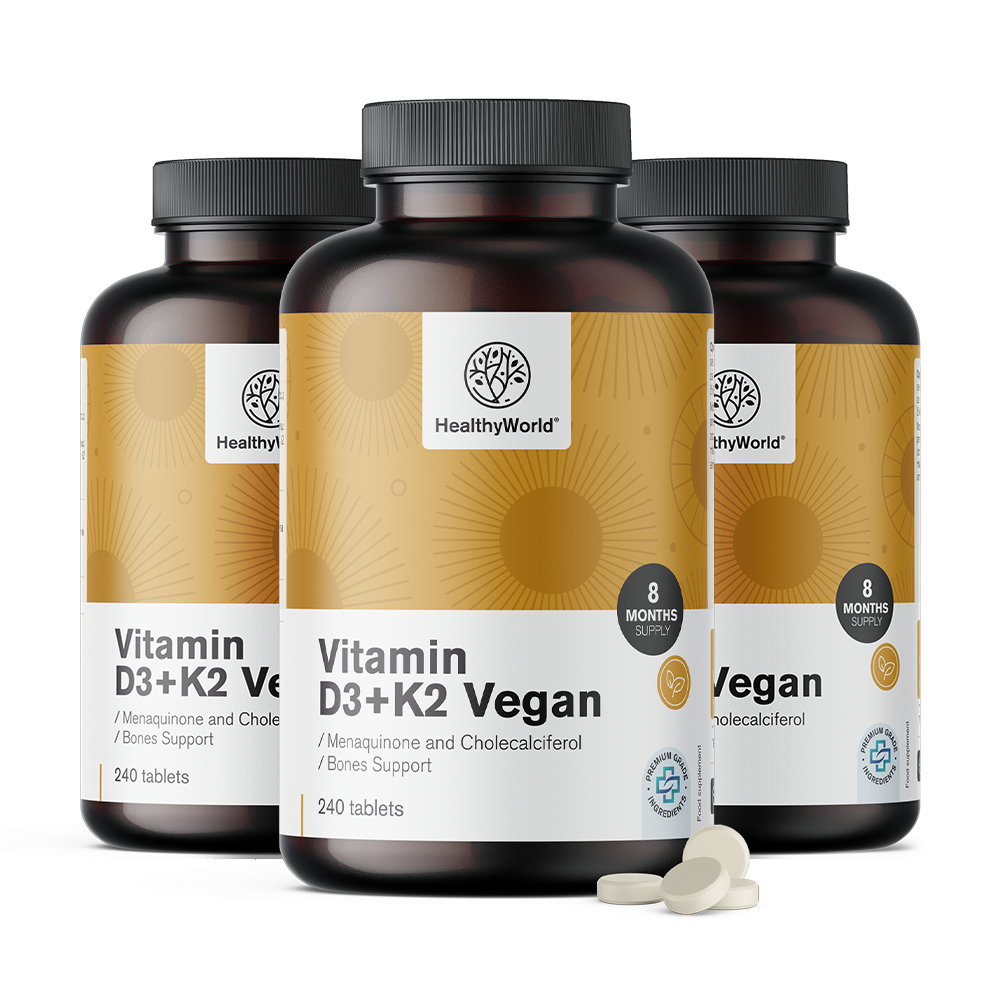 Veganska vitamina D3+K2