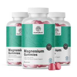 3x Magnezij 165 mg, skupaj 270 gumi bonbonov