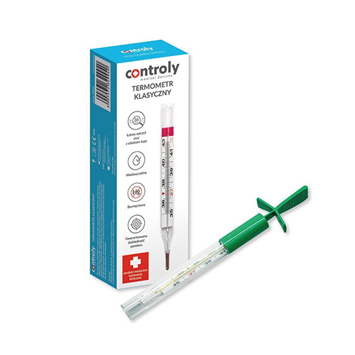 Analogni termometer z galijem