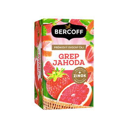 Sadni čaj – grenivka, jagoda in cink, 16 x 2 g
