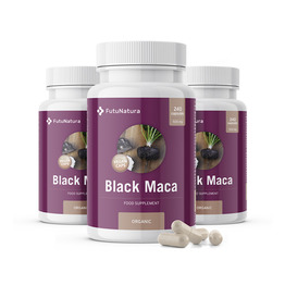 3x BIO Črna maca, skupaj 720 kapsul