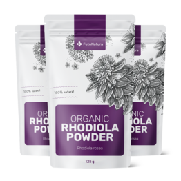3x BIO Rožni koren v prahu, skupaj 375 g