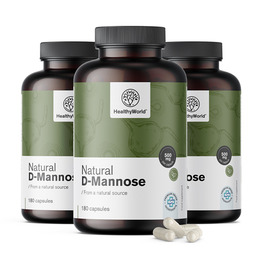 3x Naravna D-manoza 1500 mg, skupaj 540 kapsul