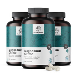 3x Magnezijev citrat 234 mg, skupaj 720 kapsul
