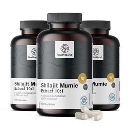 3x Shilajit Mumie Extract 10:1, skupaj 360 kapsul