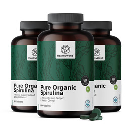 3x BIO Spirulina 500 mg, skupaj 1800 tablet