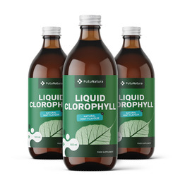 3x Tekoči klorofil, skupaj 1500 ml