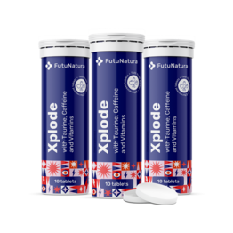 3x Xplode – šumeče tablete, skupaj 30 šumečih tablet