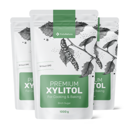 3x Ksilitol – brezov sladkor, skupaj 3000 g