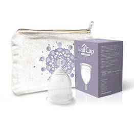 Menstrualna skodelica LaliCup L – brezbarvna, 1 kos