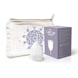 Menstrualna skodelica LaliCup M – brezbarvna, 1 kos