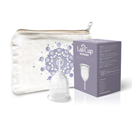 Menstrualna skodelica LaliCup S – brezbarvna, 1 kos