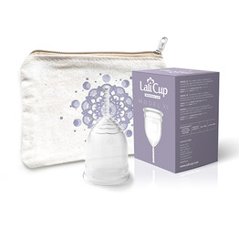 Menstrualna skodelica LaliCup XL – brezbarvna, 1 kos