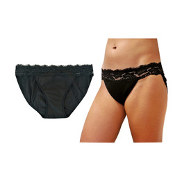 Menstrualne hlačke LaliPanties z dodatno absorpcijo - črne, velikost S, 1 kos