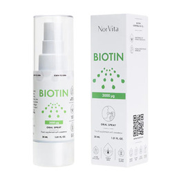 Biotin 3000 µg – pršilo, 30 ml