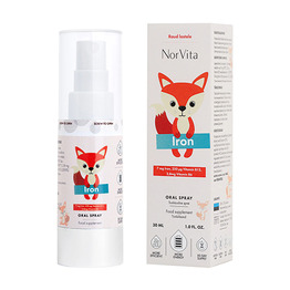Iron – vegansko pršilo z železom za otroke, 30 ml
