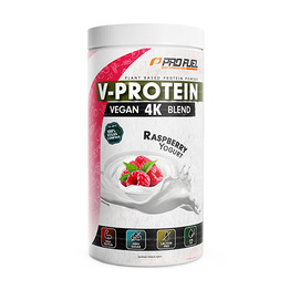 V-Protein 4K veganski proteini – malinov jogurt, 750 g