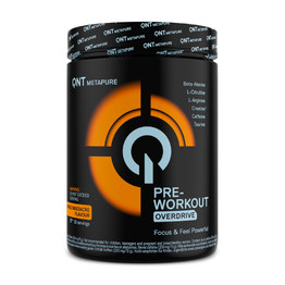 Overdrive pre-workout v prahu – mango, 390 g