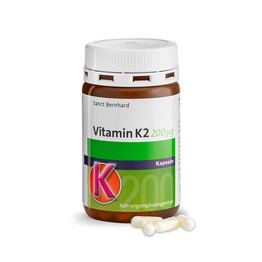 Vitamin K2 200μg, 120 kapsul