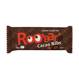 BIO Roobar veganska ploščica – kakavova zrna, 30 g