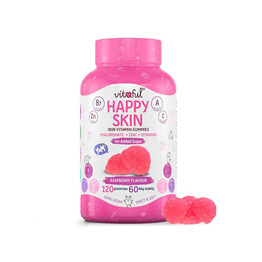 Happy Skin vitamini za kožo, 120 gumi bonbonov