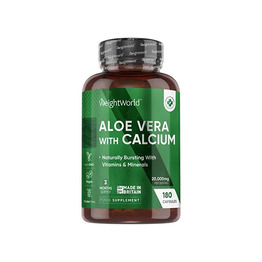 Aloe vera + kalcij, 180 kapsul