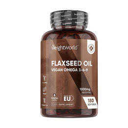 Laneno olje 1000 mg, 180 mehkih kapsul