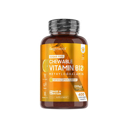 Vitamin B12 1000 µg, 400 žvečljivih tablet