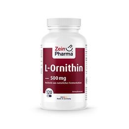L-​Ornitin 500 mg, 120 kapsul