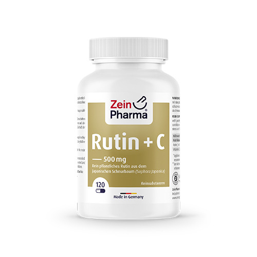 Rutin + vitamin C v veganskih kapsulah