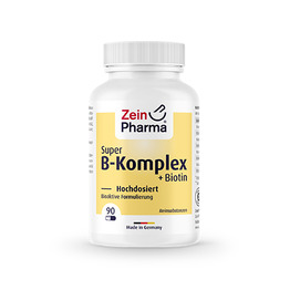 Super B-kompleks + Biotin, 90 kapsul