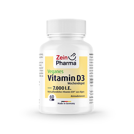Veganski vitamin D3, 7000 i.e., 60 kapsul